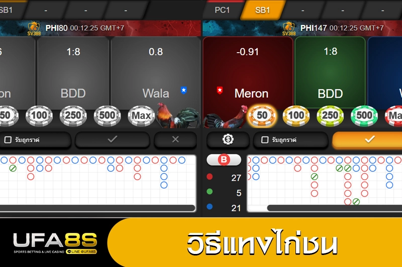 วิธีแทงไก่ชน